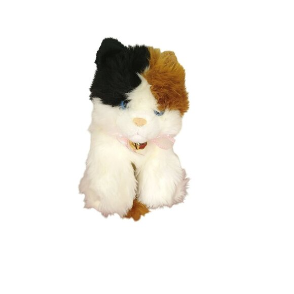 Calico Cat Stuffed Animal Plush Toy By A&A Plush Inc 12" Multicolor Soft & Cuddl - Picture 1 of 6